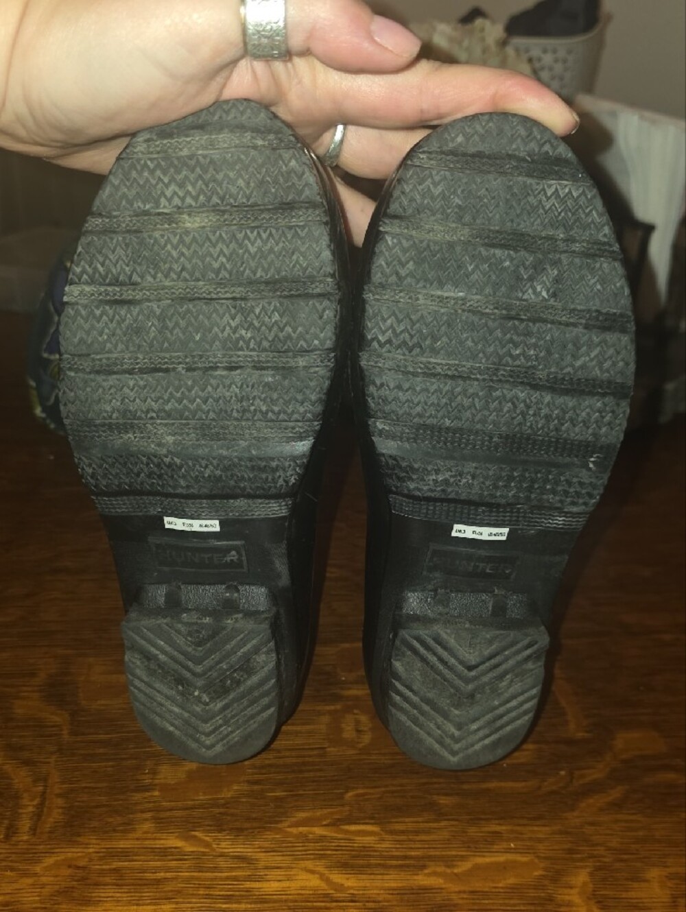 Hunter Black Chelsea Short Rain Boots - Picture 8 of 8